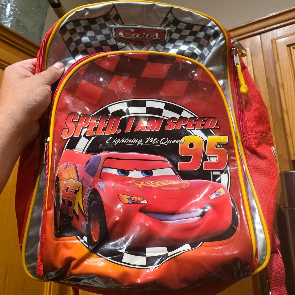 16" cars Lightning mcqueen backpack